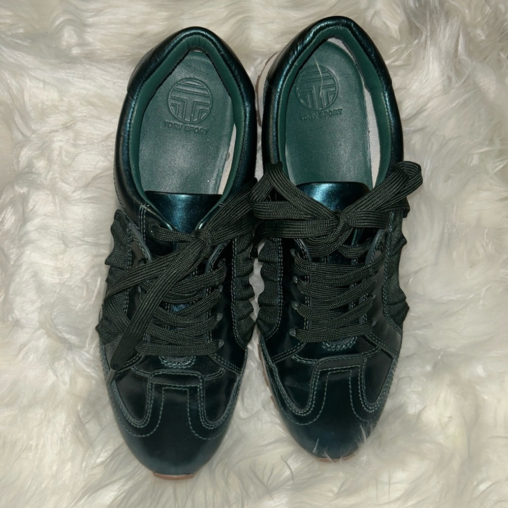 Tory Sport Ruffle Trainer Shoes
